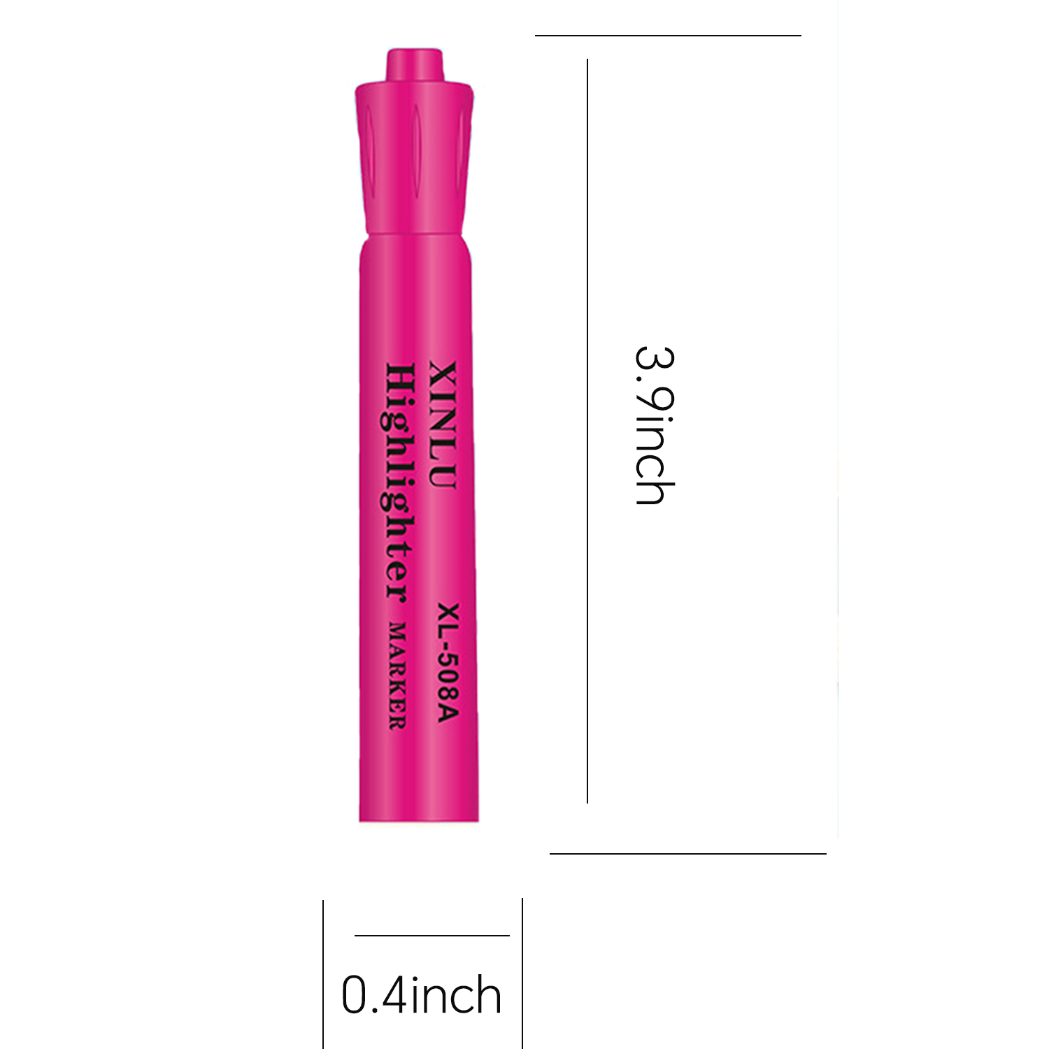 Plastic Quick Drying Highlighter Marker Pen 6
