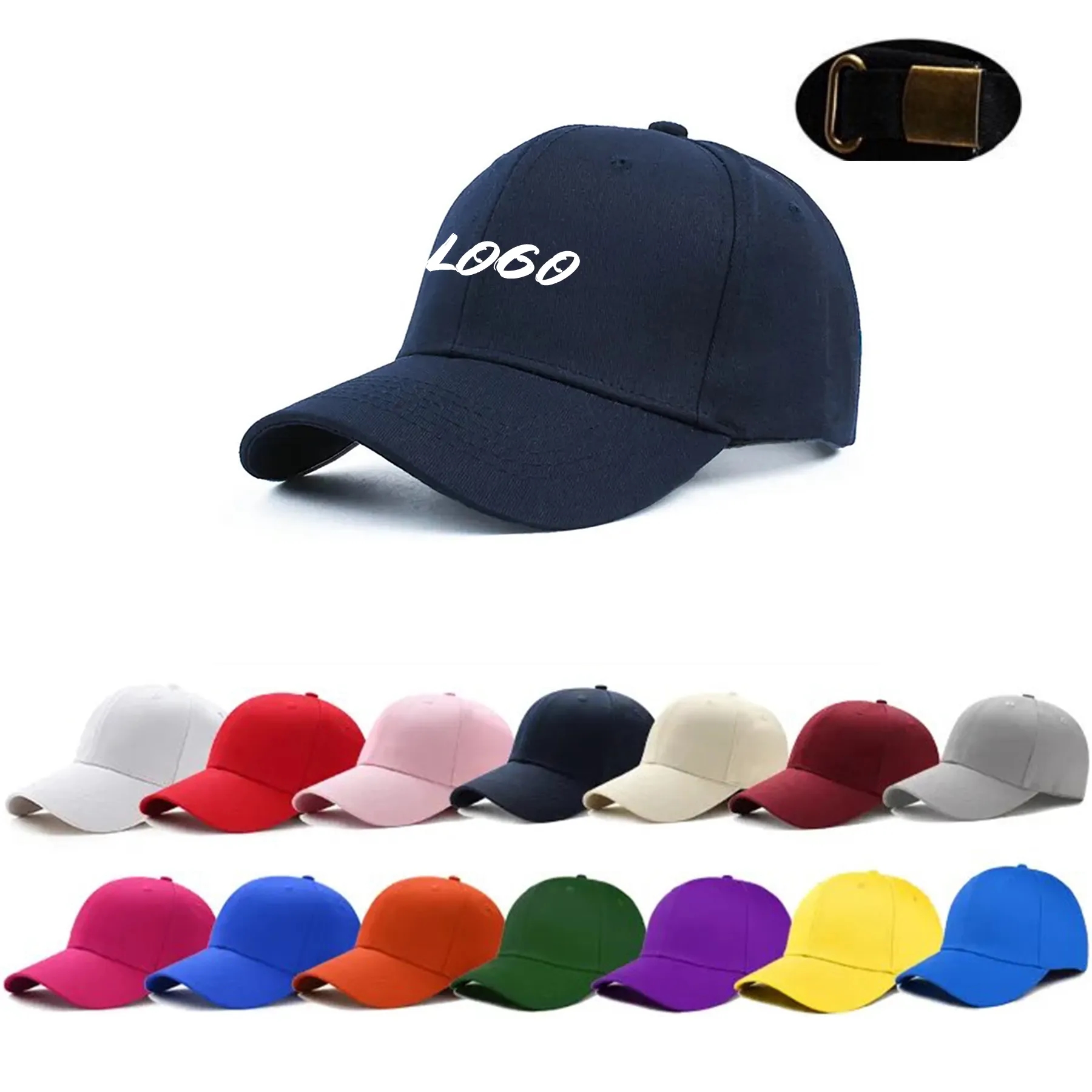 Baseball Cap Adjustable Size MOQ50 1