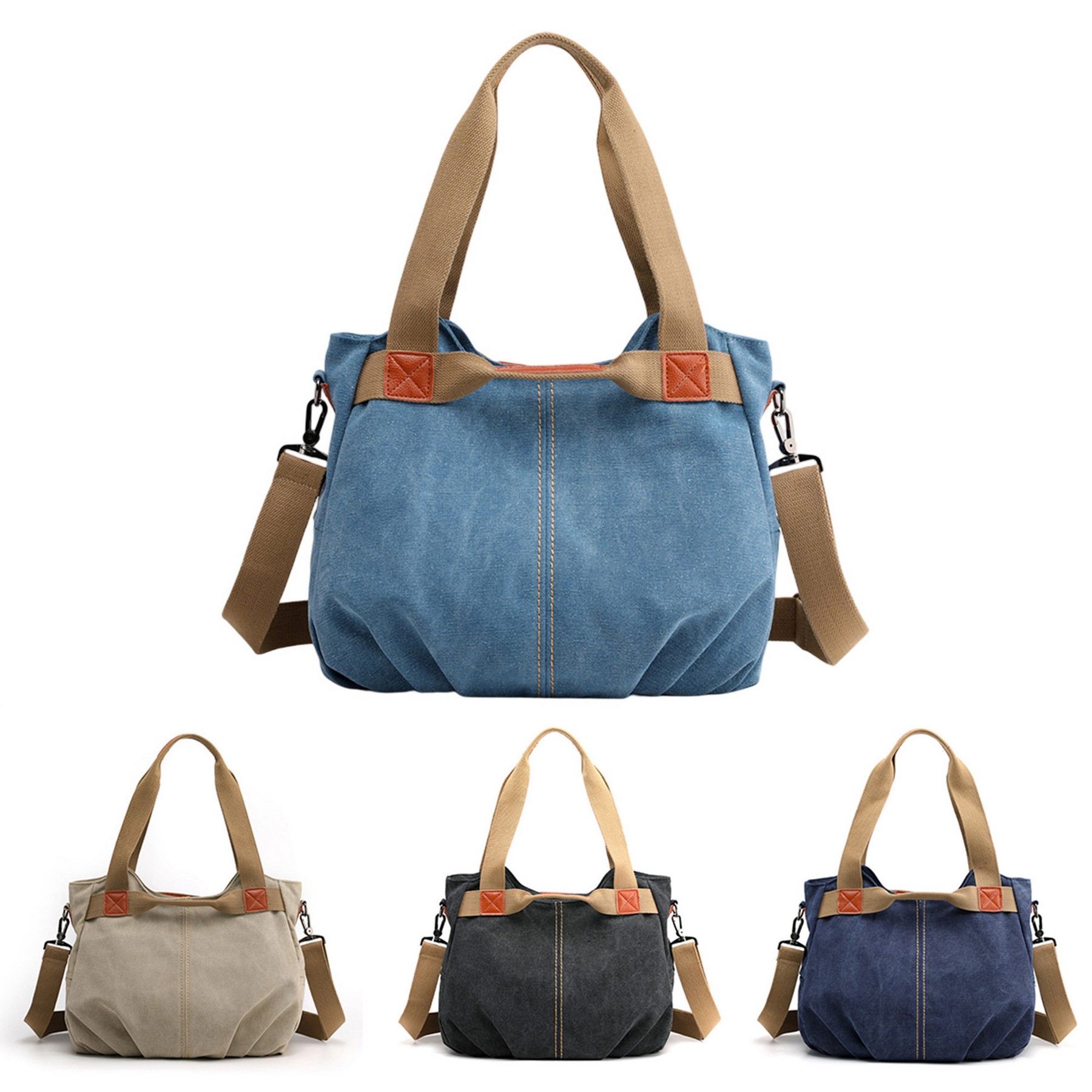 Urban Denim Canvas Tote Bag, custom tote bag with logo imprint 10