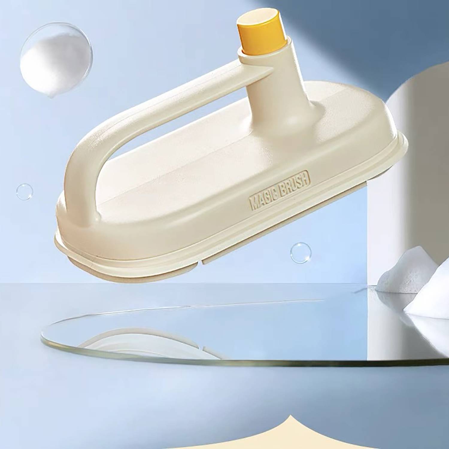 Cleaning Brush With Replaceable Cloth And Handle 4