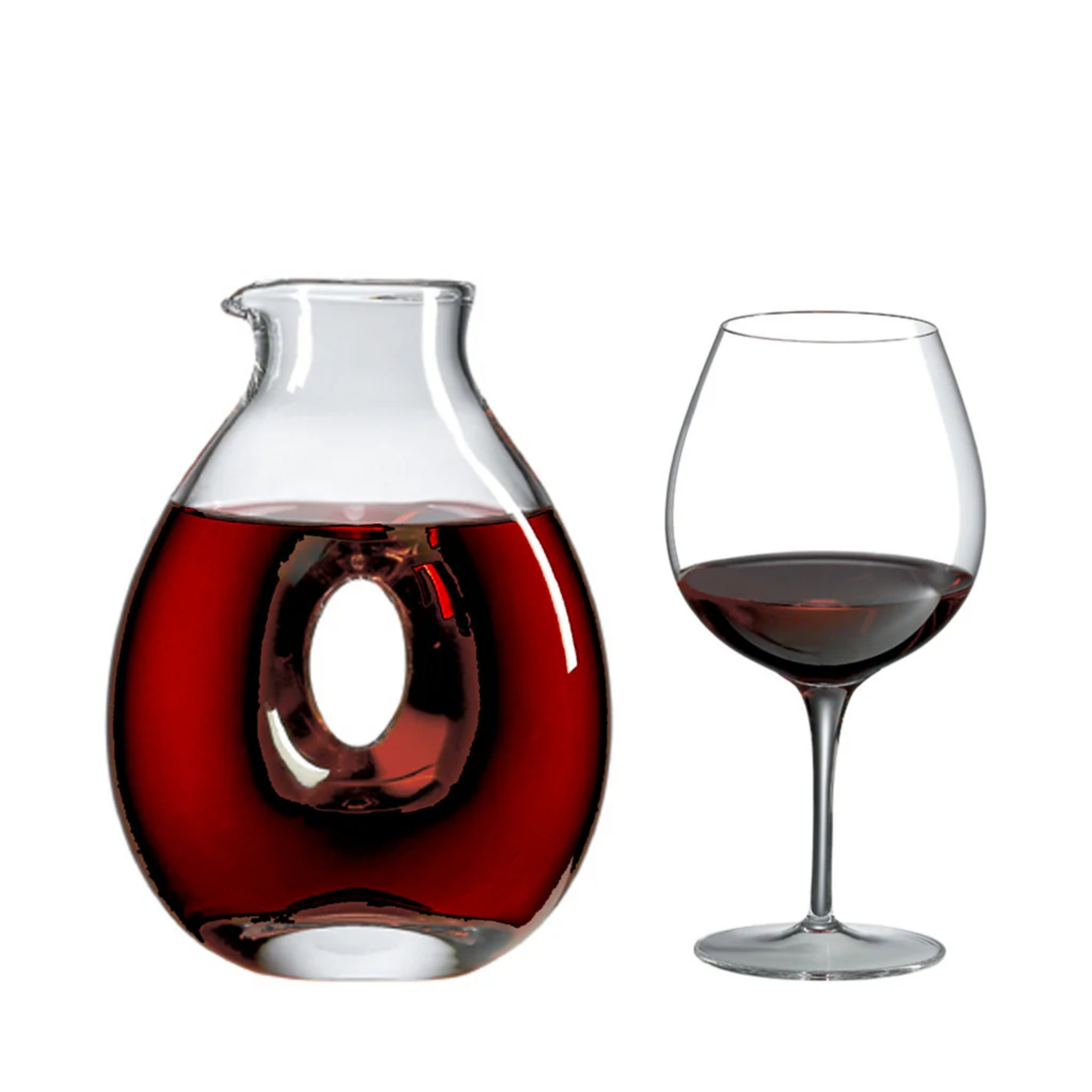 Torus Decanter Gift Set Lead-Free Crystal 3
