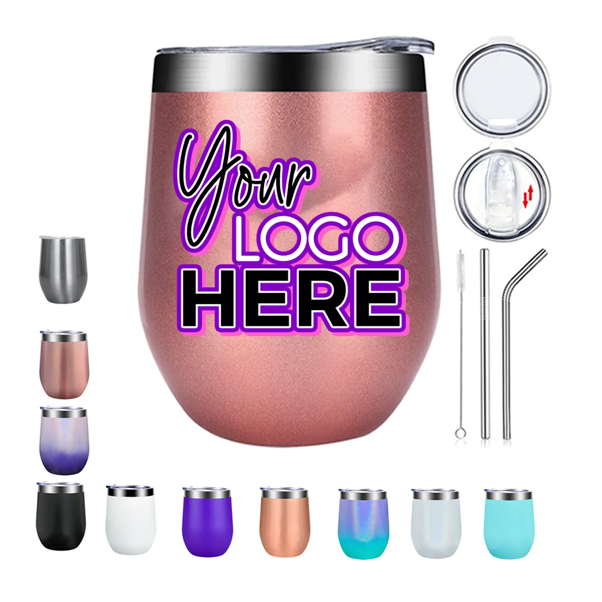Stainless Steel Insulated Coffee Pot Belly Mug 12 oz 3