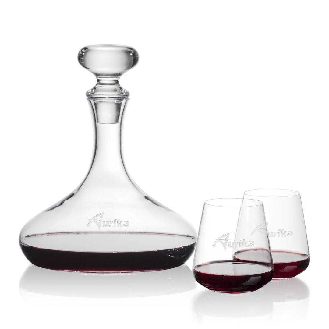 Stratford Decanter & Breckland Stemless Wine