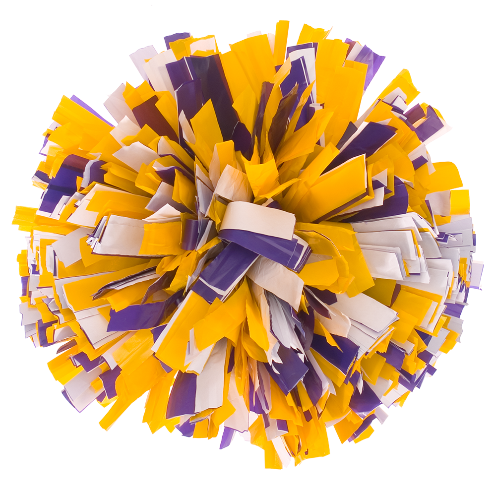 Custom Plastic Show Pom - Mixed Colors 94