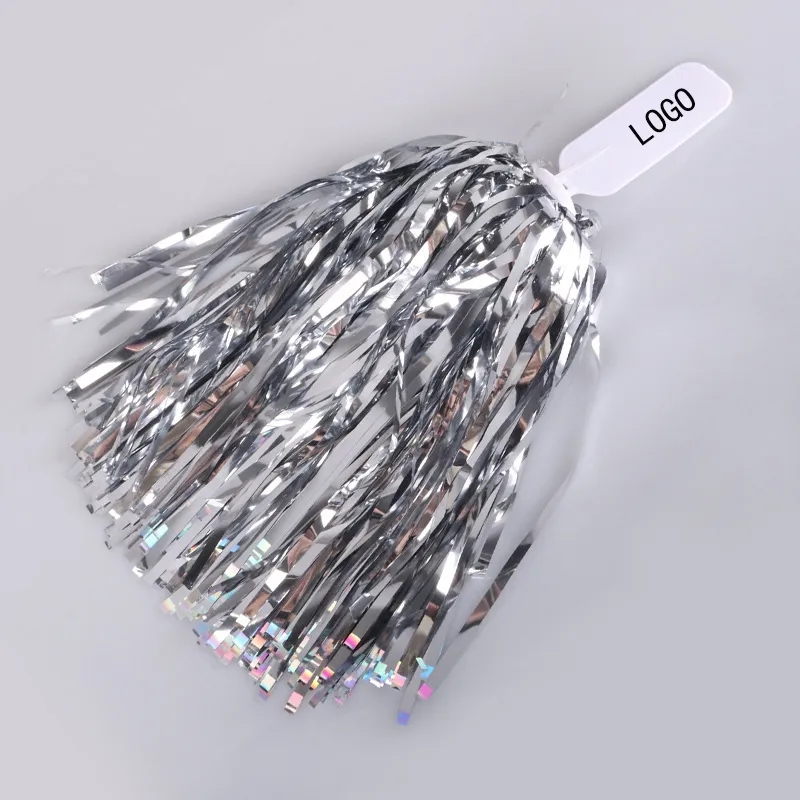 Cheerleading Poms With Baton Handle 5