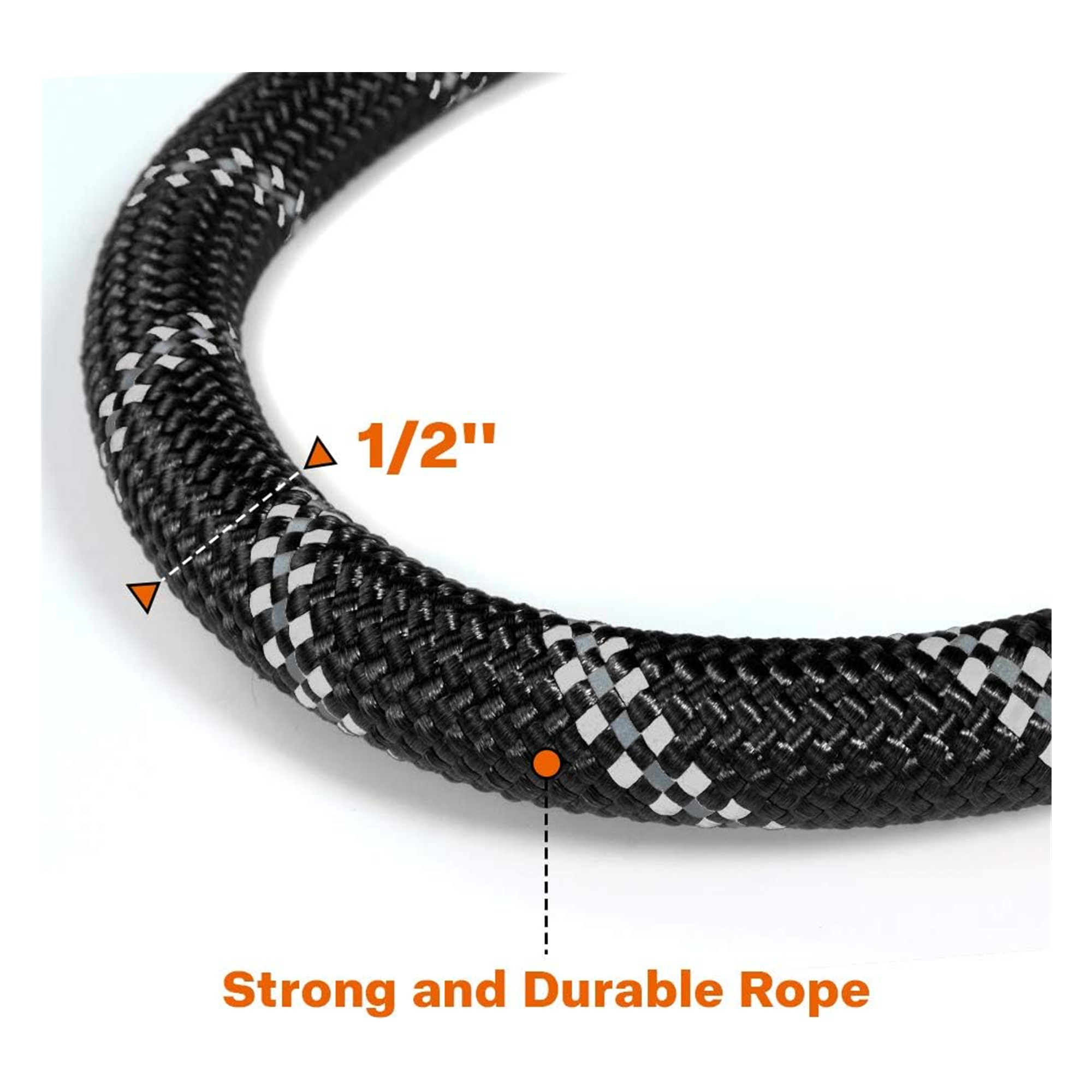 5 FT Reflective Dog Leash With Comfortable Padded Handle 3