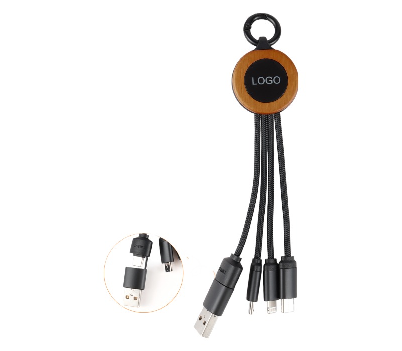 6 inch Eco-friendly LED Multifunction Type-C Charging Cable 4