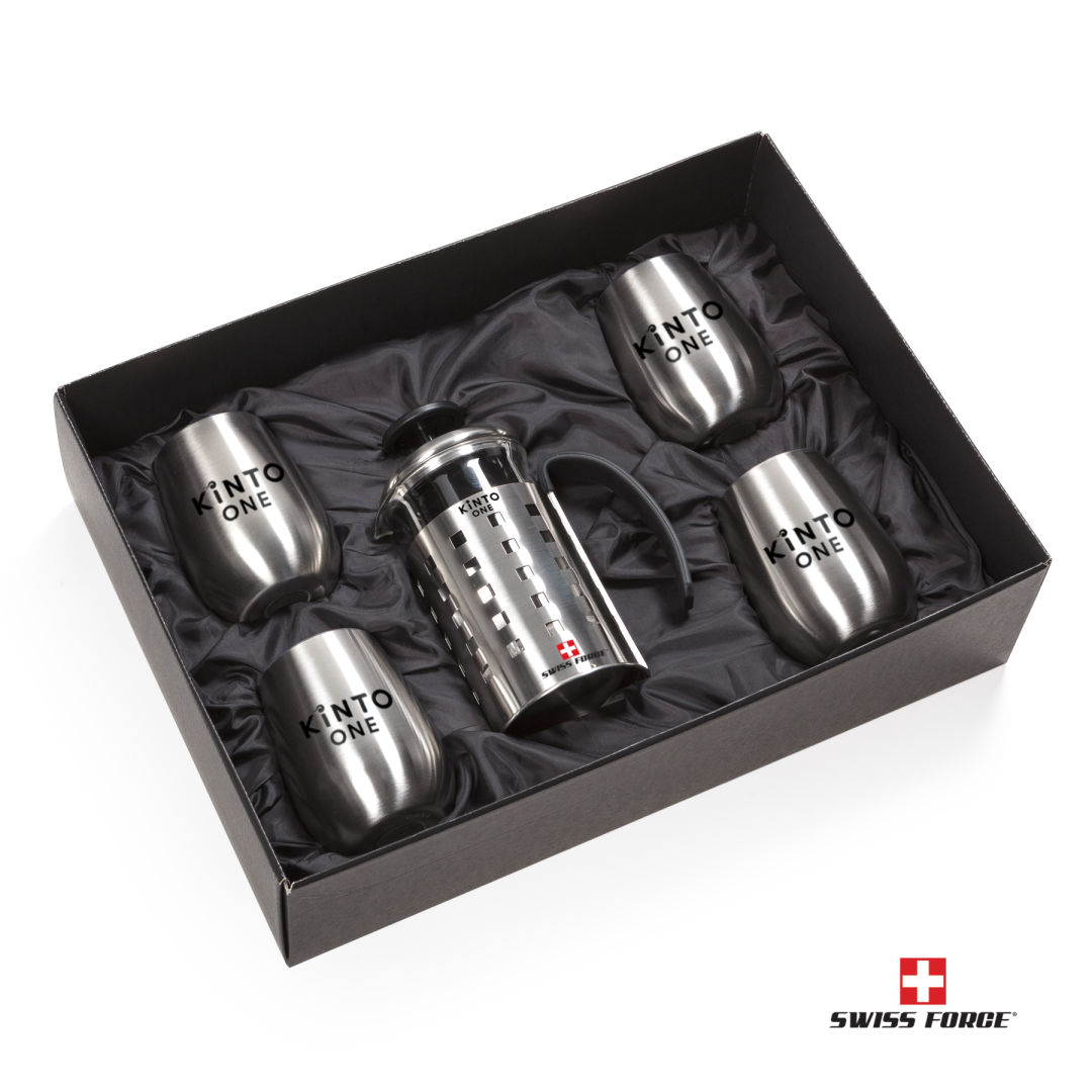 Swiss Force® Coffee Press & Vivaldi Cups 3