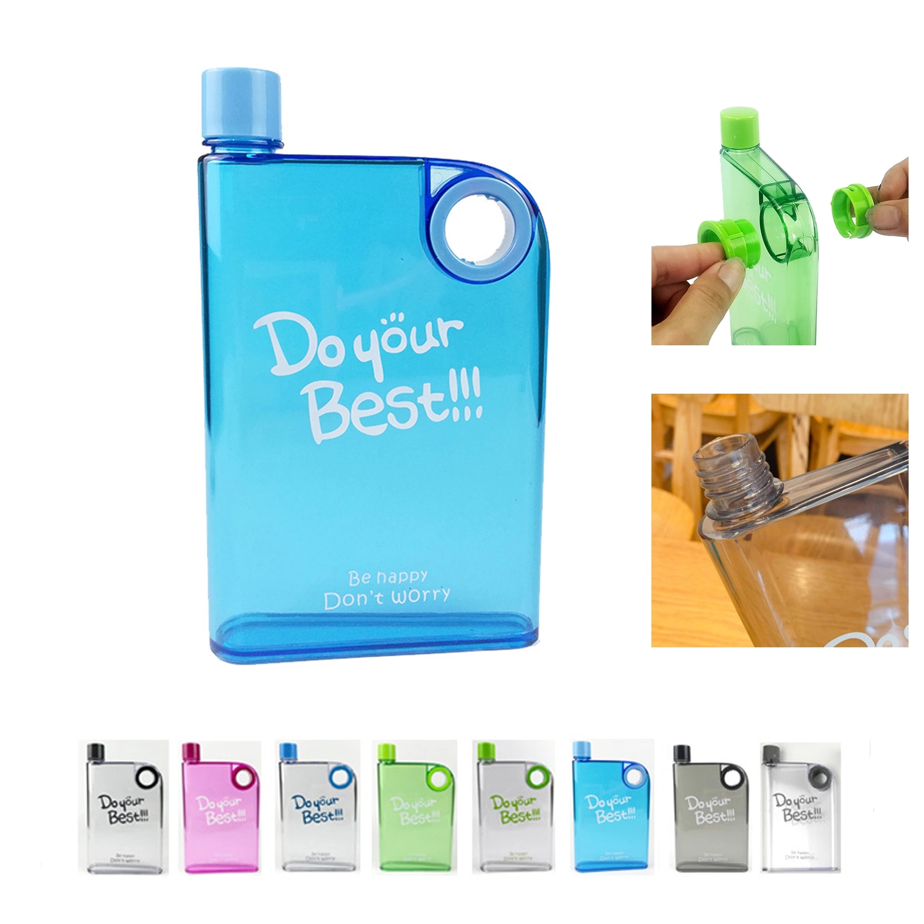 15.2Oz Slim A5 Water Bottle Travel Mug Cup Bpa Free 1