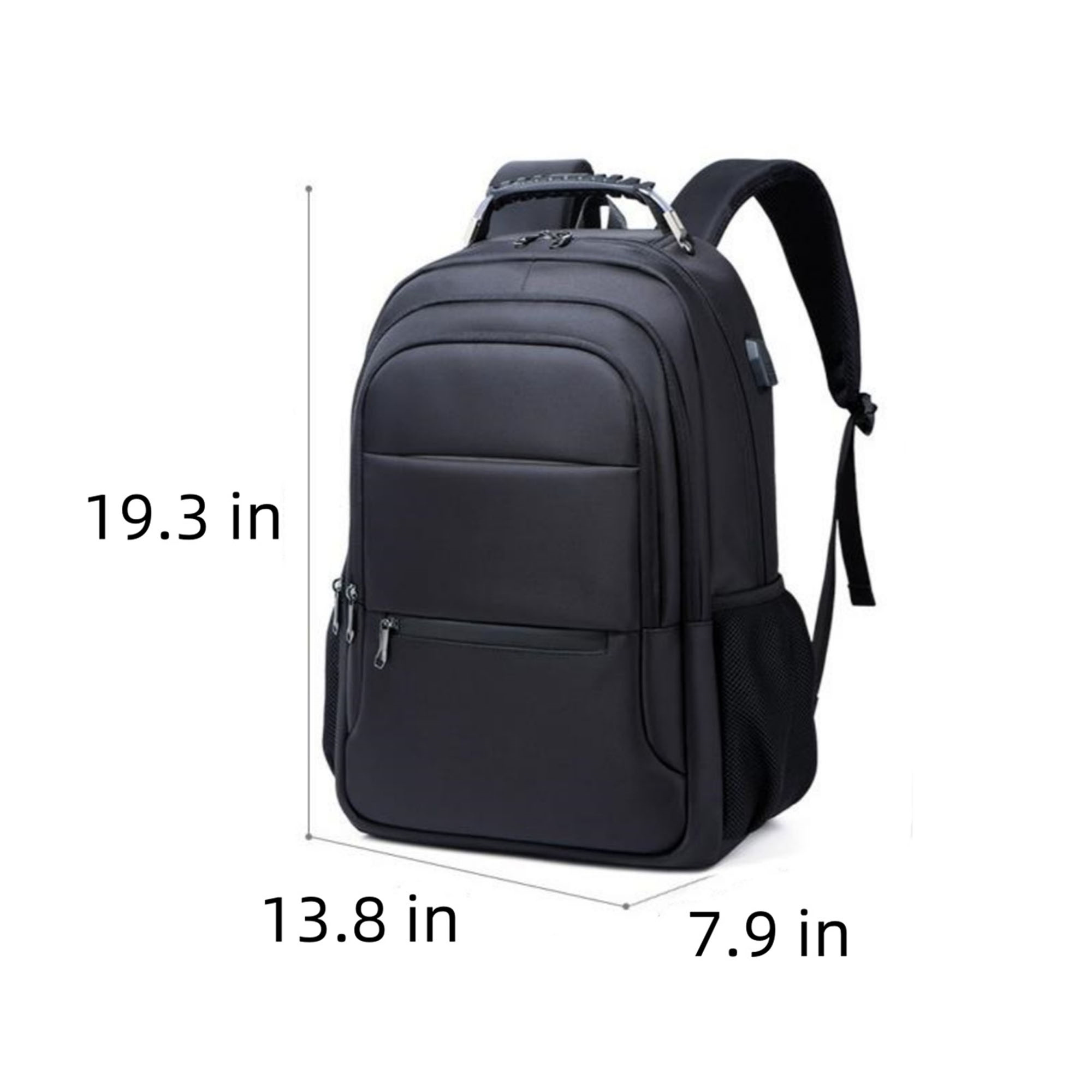 Customized Laptop Business Travel Backpacks With USB Port 4