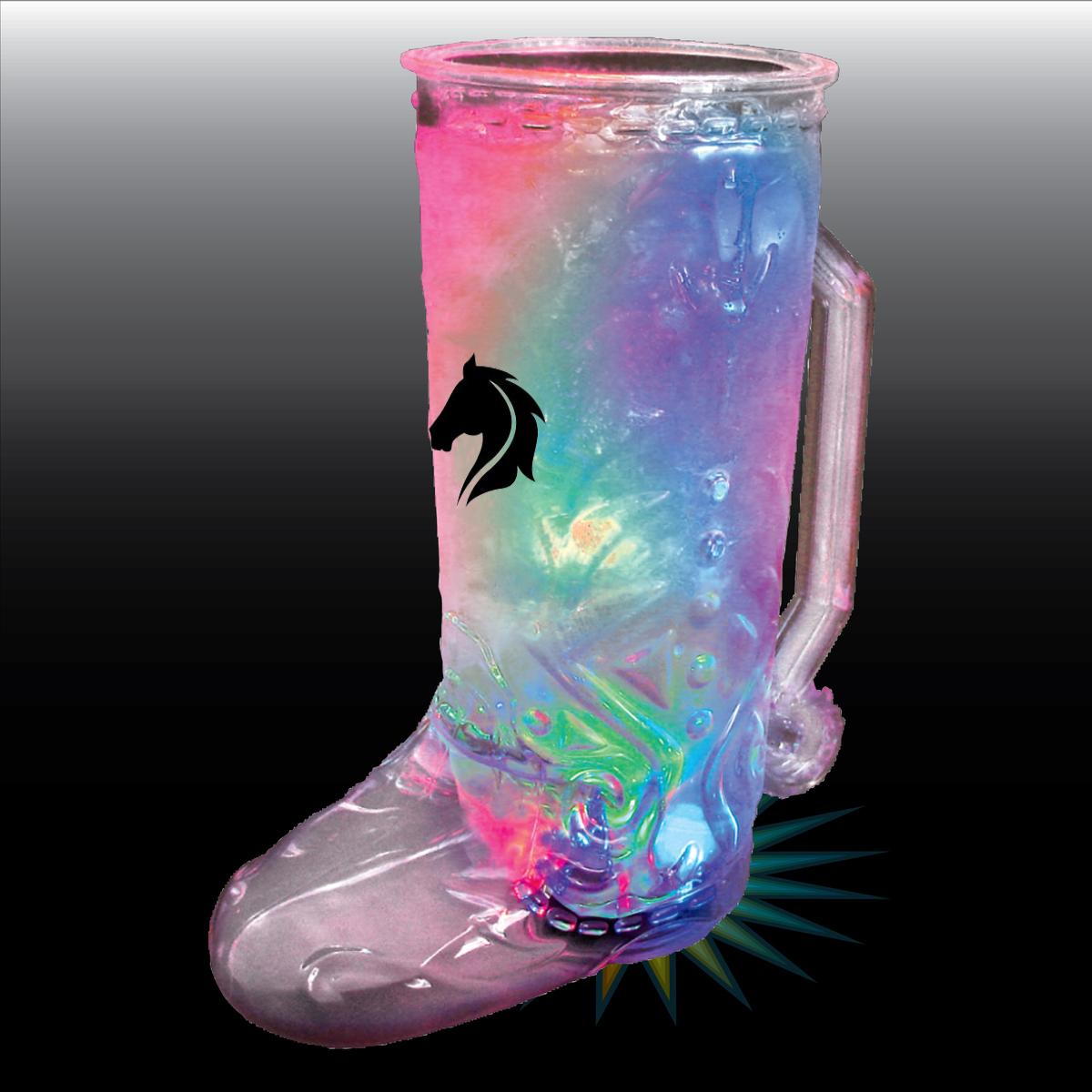 20oz Flashing Acrylic Boot Cup