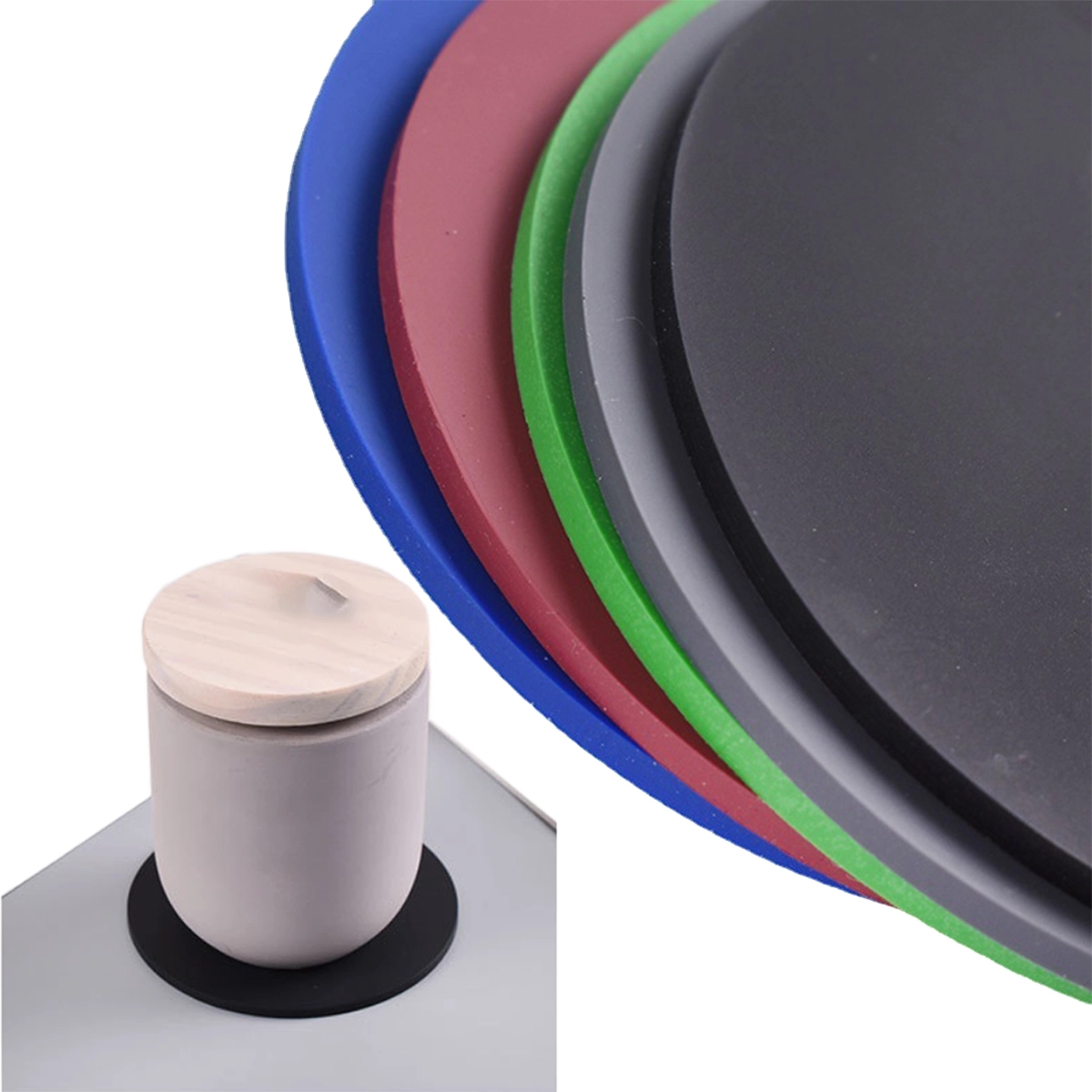 Soft PVC Drink Cup Coaster 3