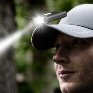 Rechargeable LED Cap Flashlight With Magnet 3 Light Modes 18