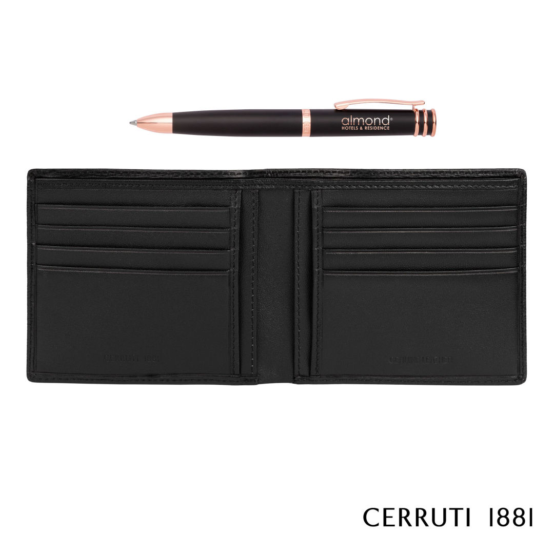 Cerruti 1881® Bond Card Wallet & Austin Ballpoint Pen Set 1