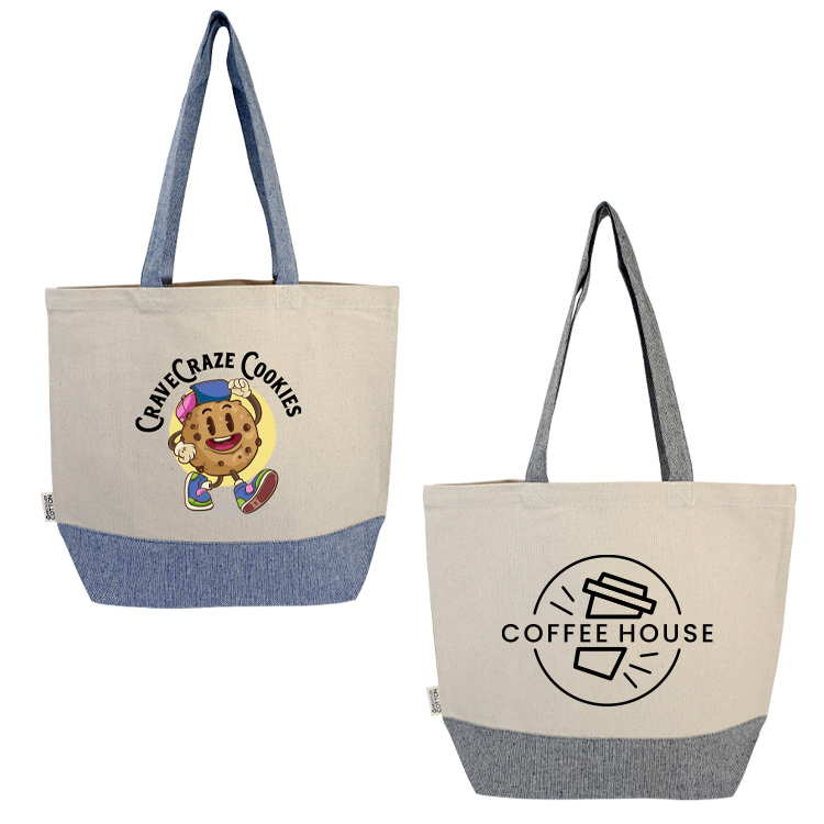 Washington Recycled Cotton Two Tone Tote 6