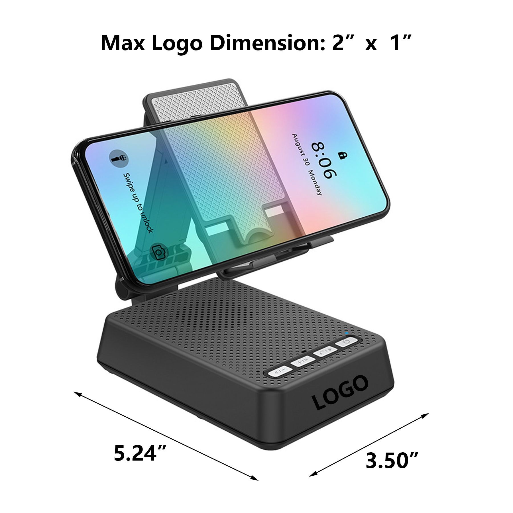 Wireless Speaker Cell Phone Stand 2