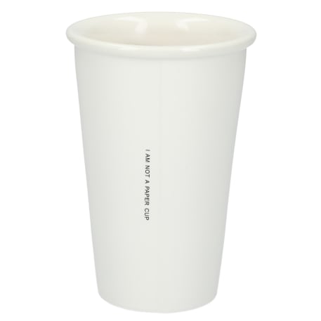 I'm not a paper cup 10oz ceramic tumbler 136