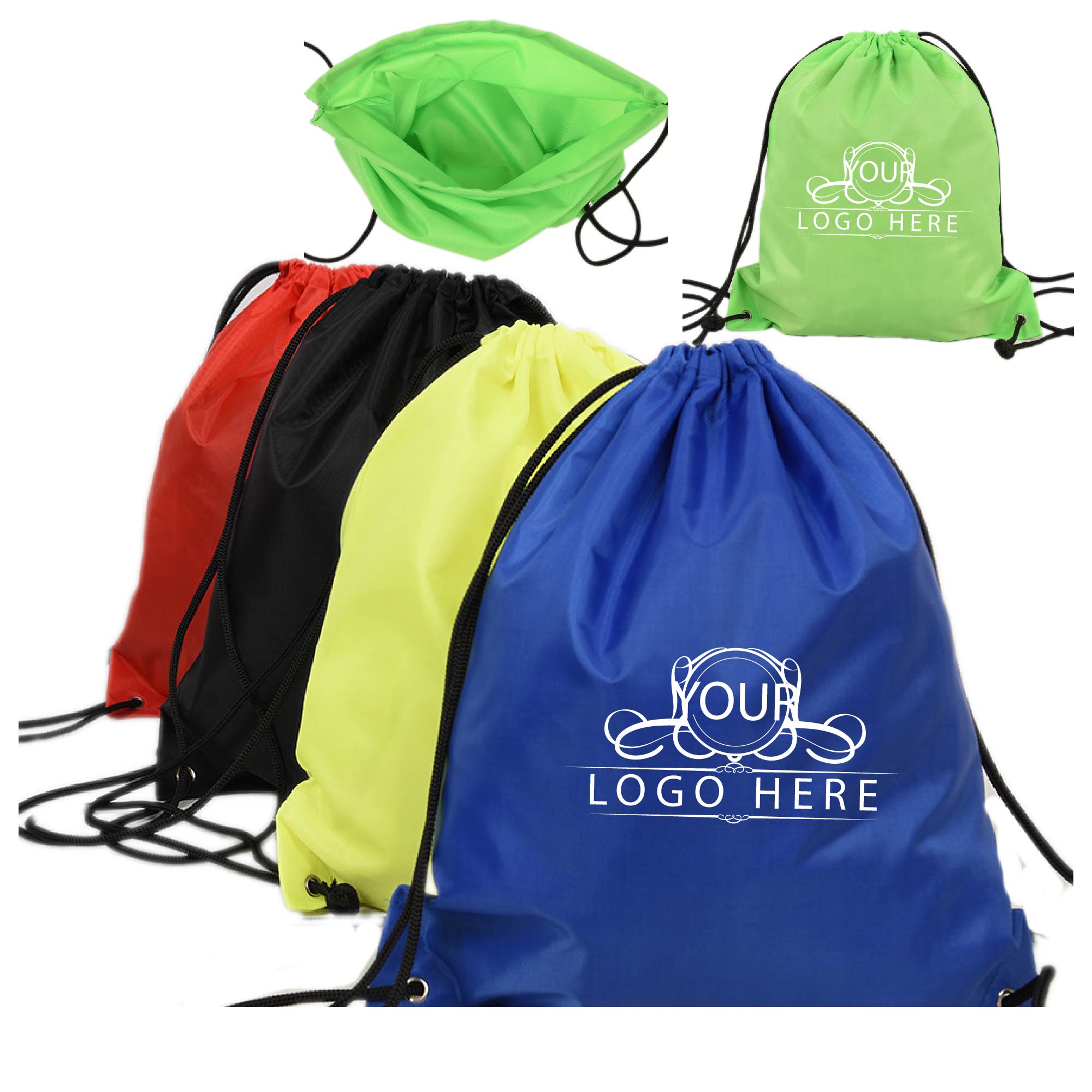 Graduate 15" X 18" Drawstring Backpack 2