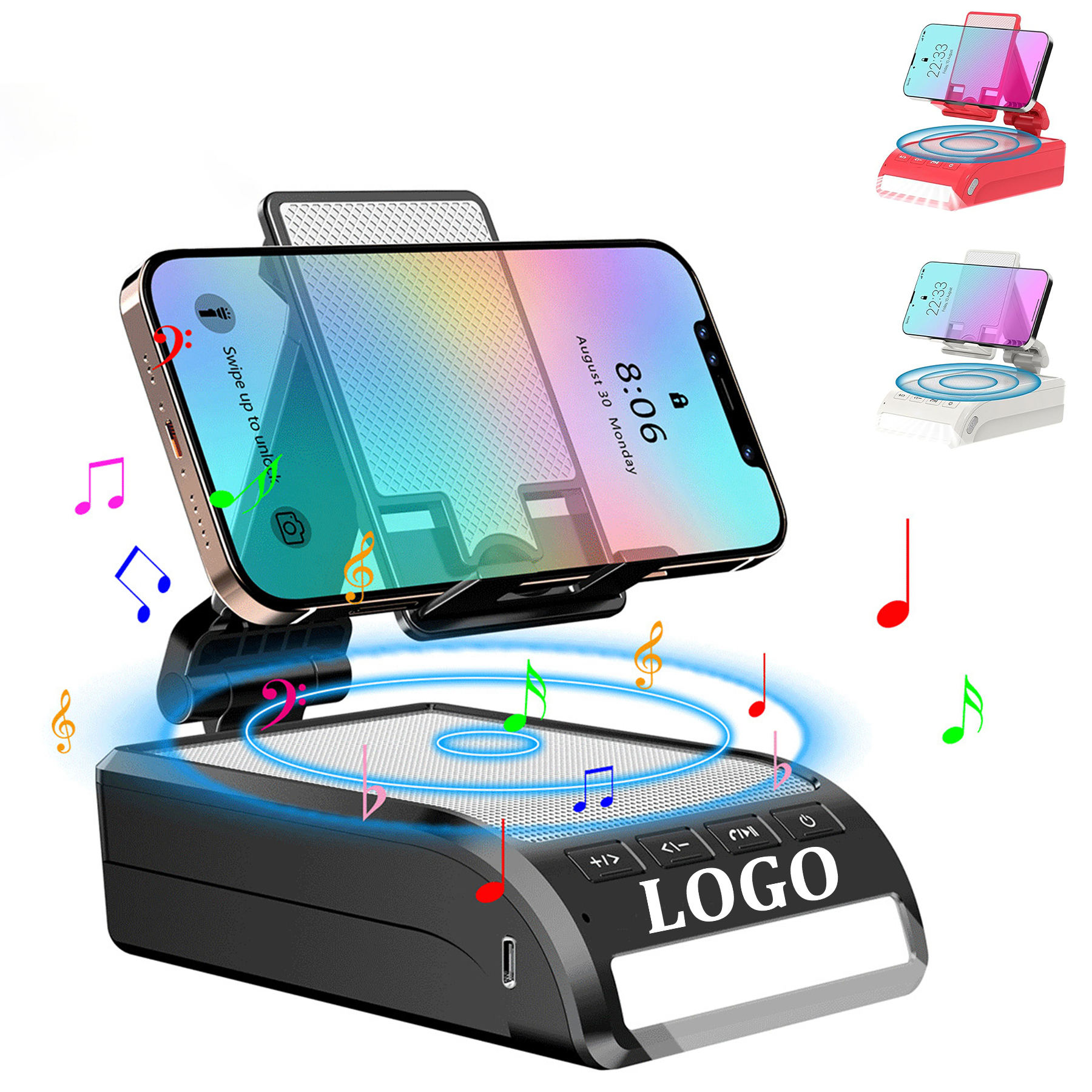Cell Phone Stand Speaker Box 3