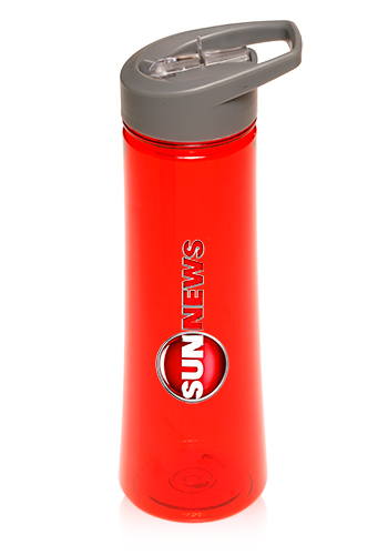 22 oz. Plastic Sports Water Bottles with Drink Spout 21
