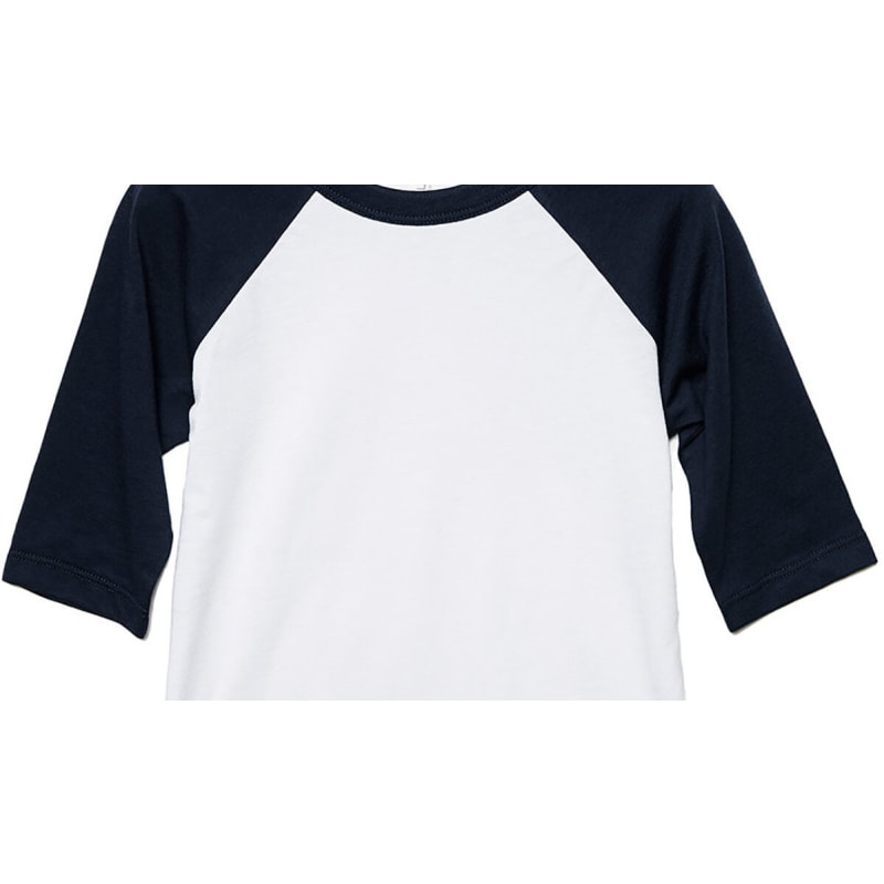 Bella + Canvas Toddler 3/4-Sleeve Baseball T-Shirt 10