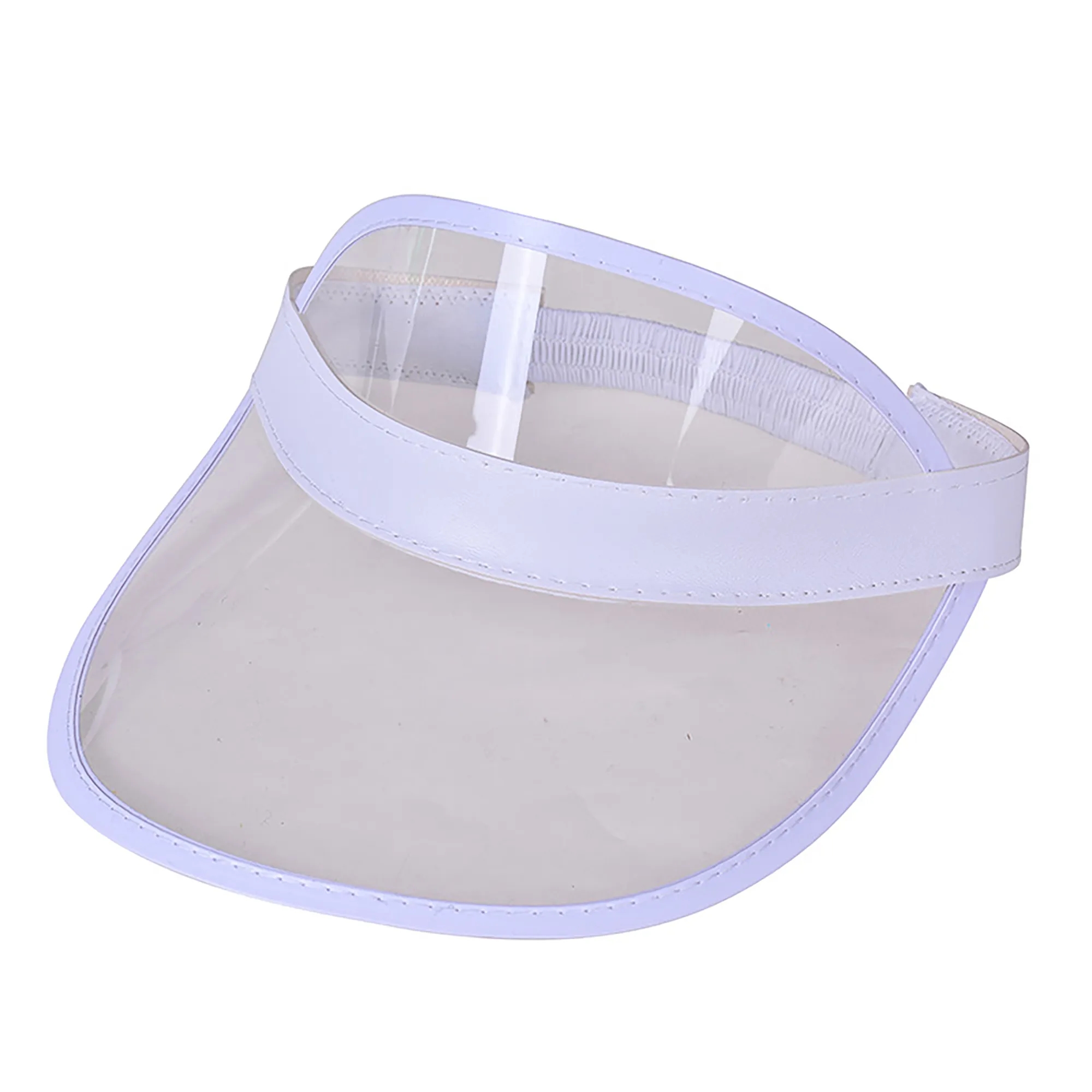 Clear Plastic Outdoor Hollow Top Sun Hat MOQ 100PCS 19