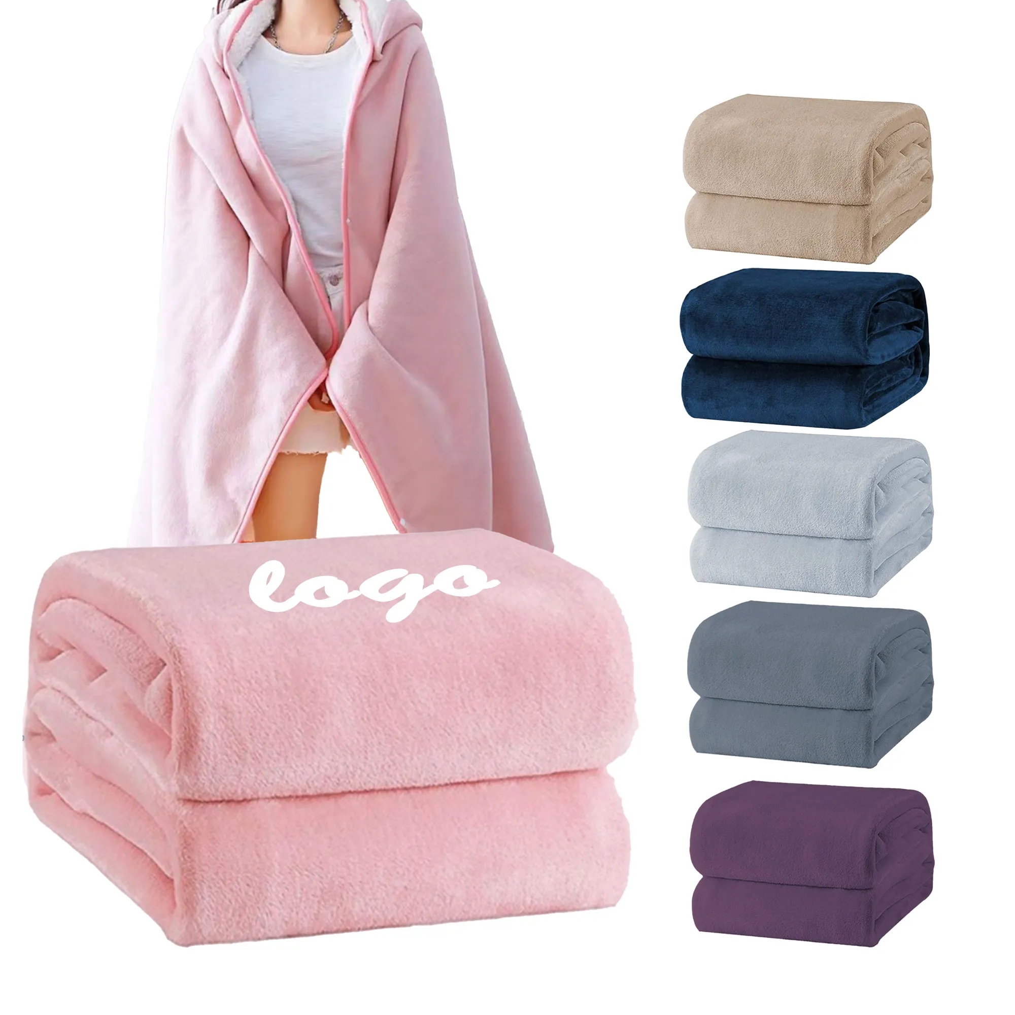 MOQ 30 Children's Warm and Portable Blanket Shawl