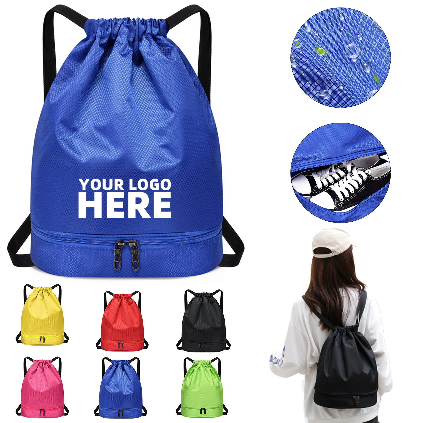 Dry And Wet Separation Drawstring Pocket 2