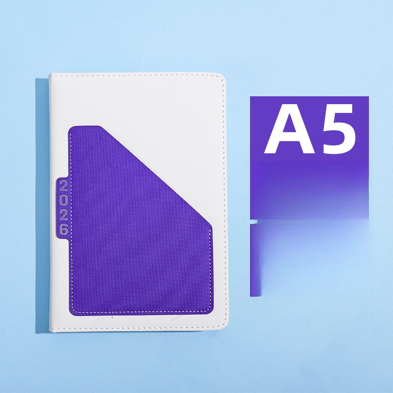 2026 A5 English Daily Planner with Calendar and Notebook 17