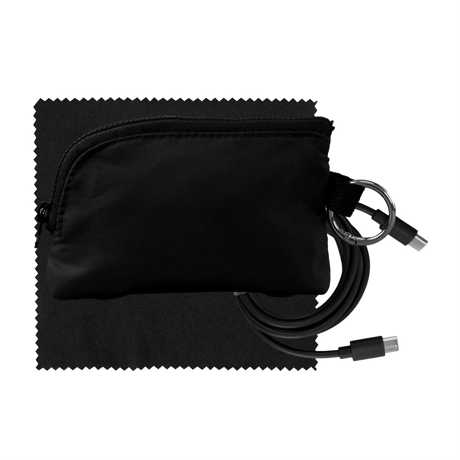 Zip Around C to C Cable & Cloth Set 10