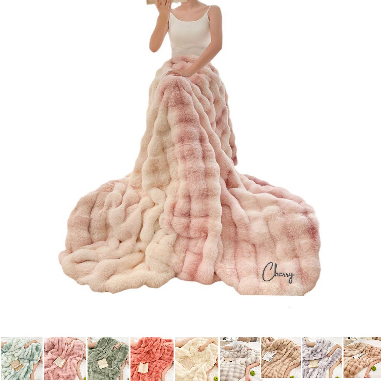 Winter rabit velvet blanket
