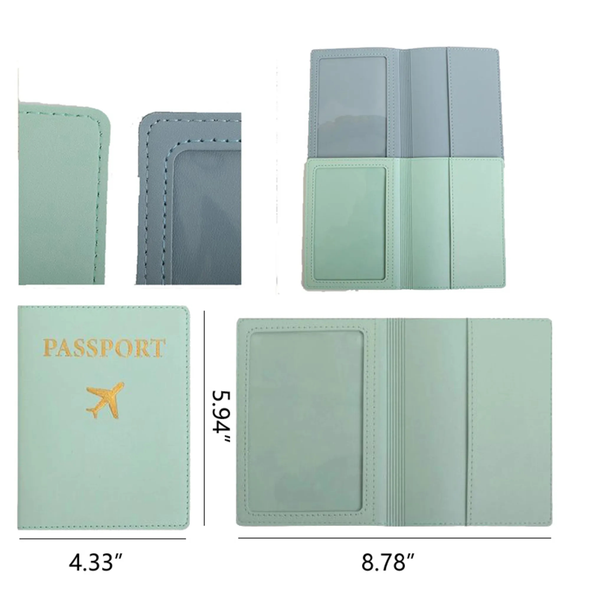 Solid Color Portable Card Holder 14