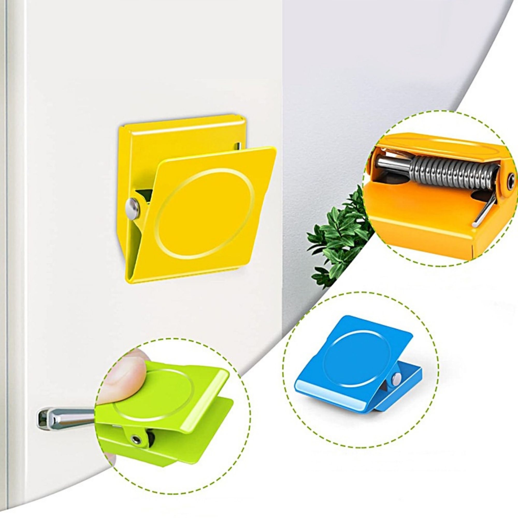 Square Metal Magnets Clips 6
