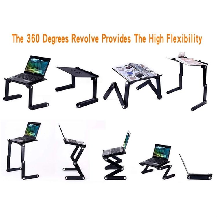 Adjustable Aluminum Laptop Stand with Cooling Fan 3