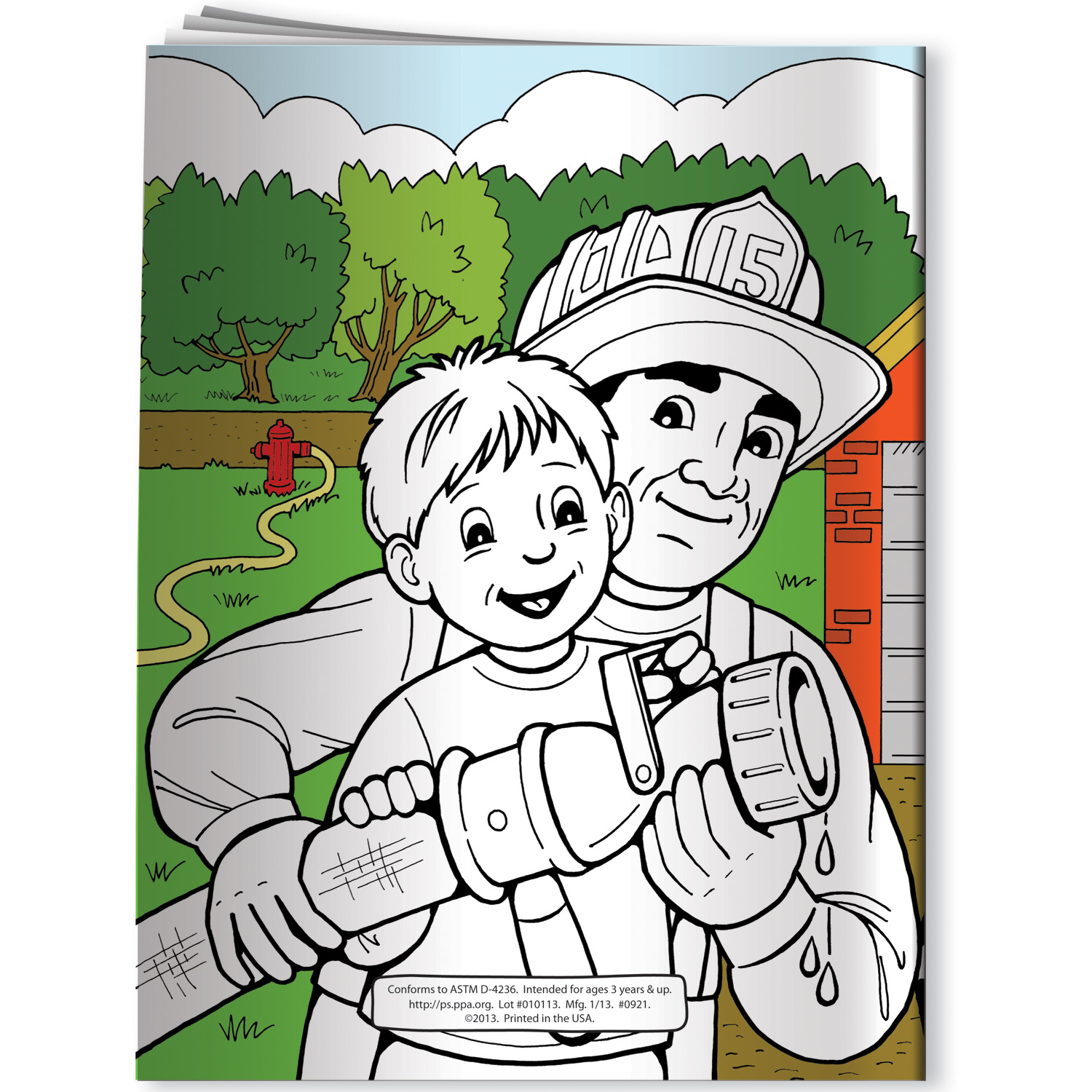Coloring Book - My Visit to the Fire Station 3