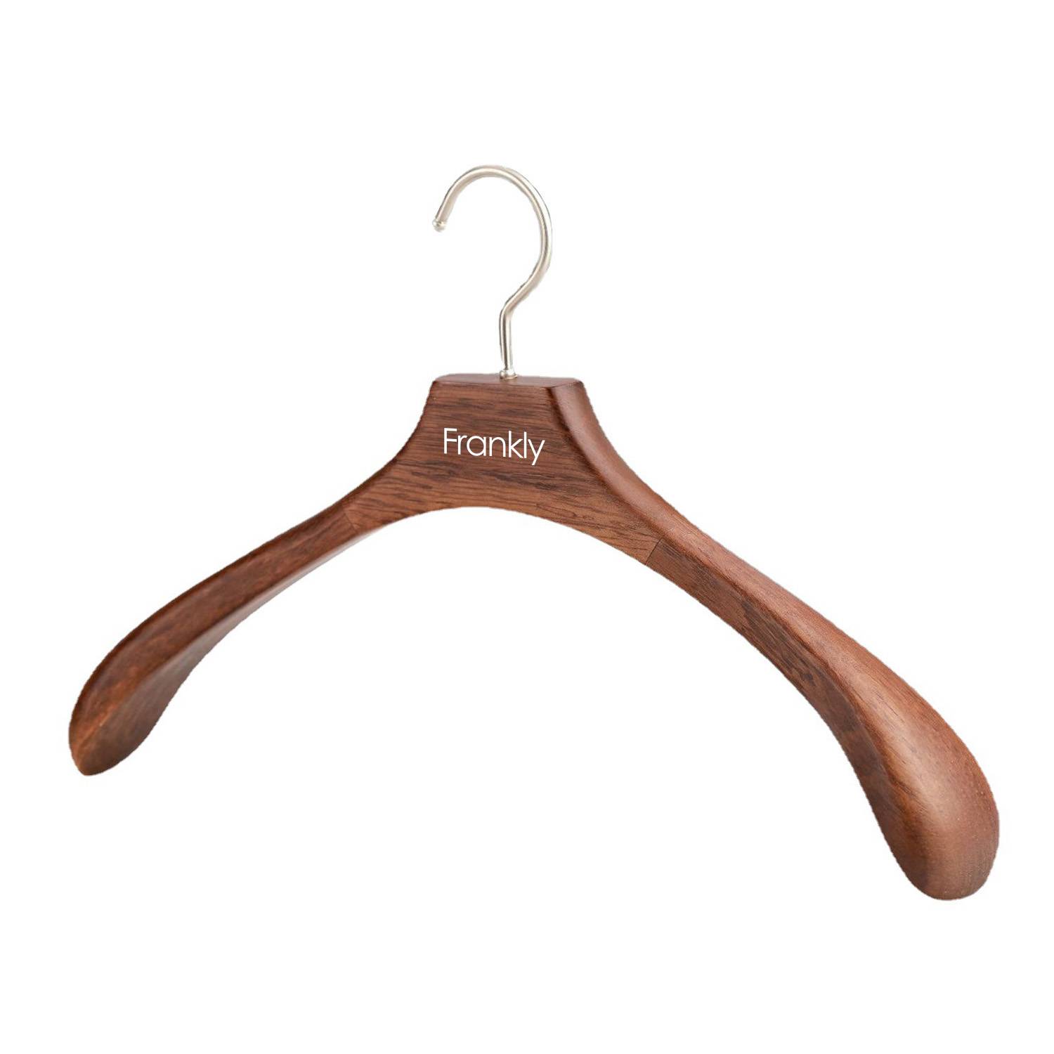 Custom Solid Wood Clothes Coat Hanger 9