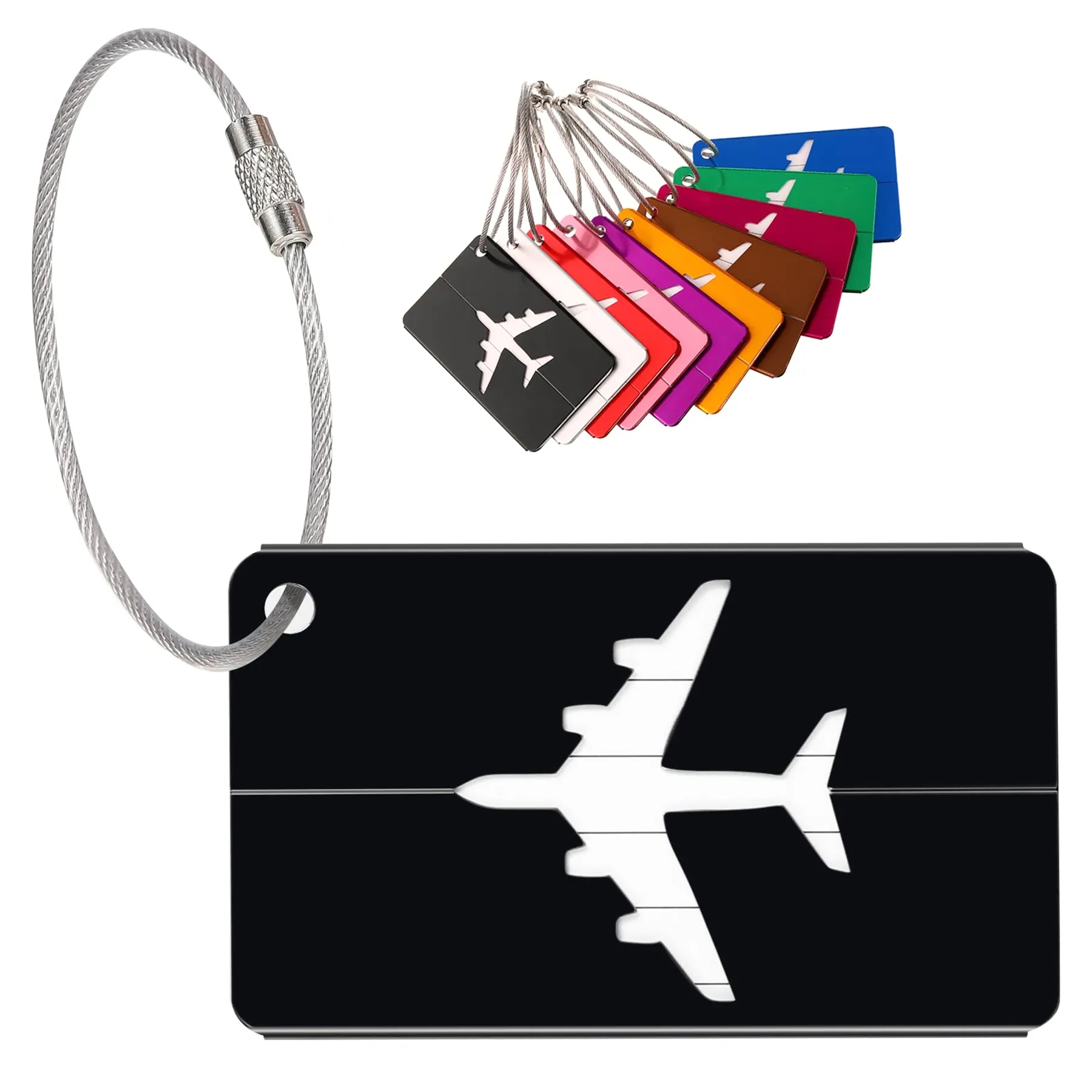 Aluminum Travel Luggage Tag 2