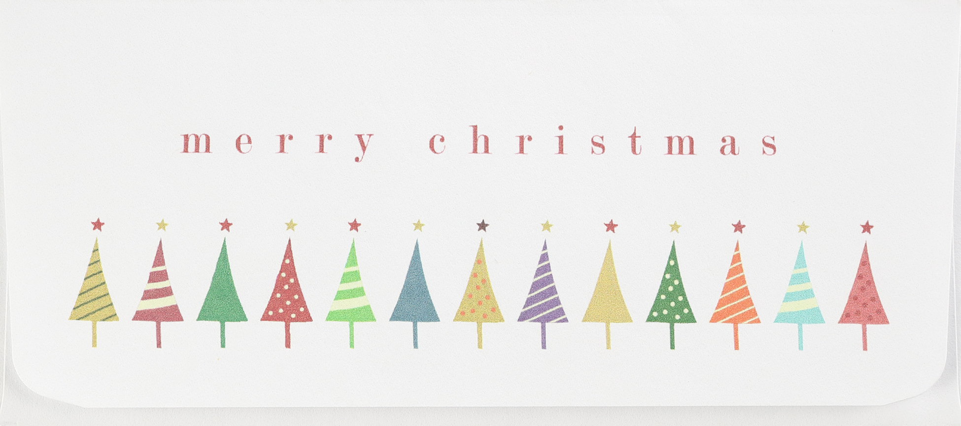 Holiday Trees Currency Envelope 6