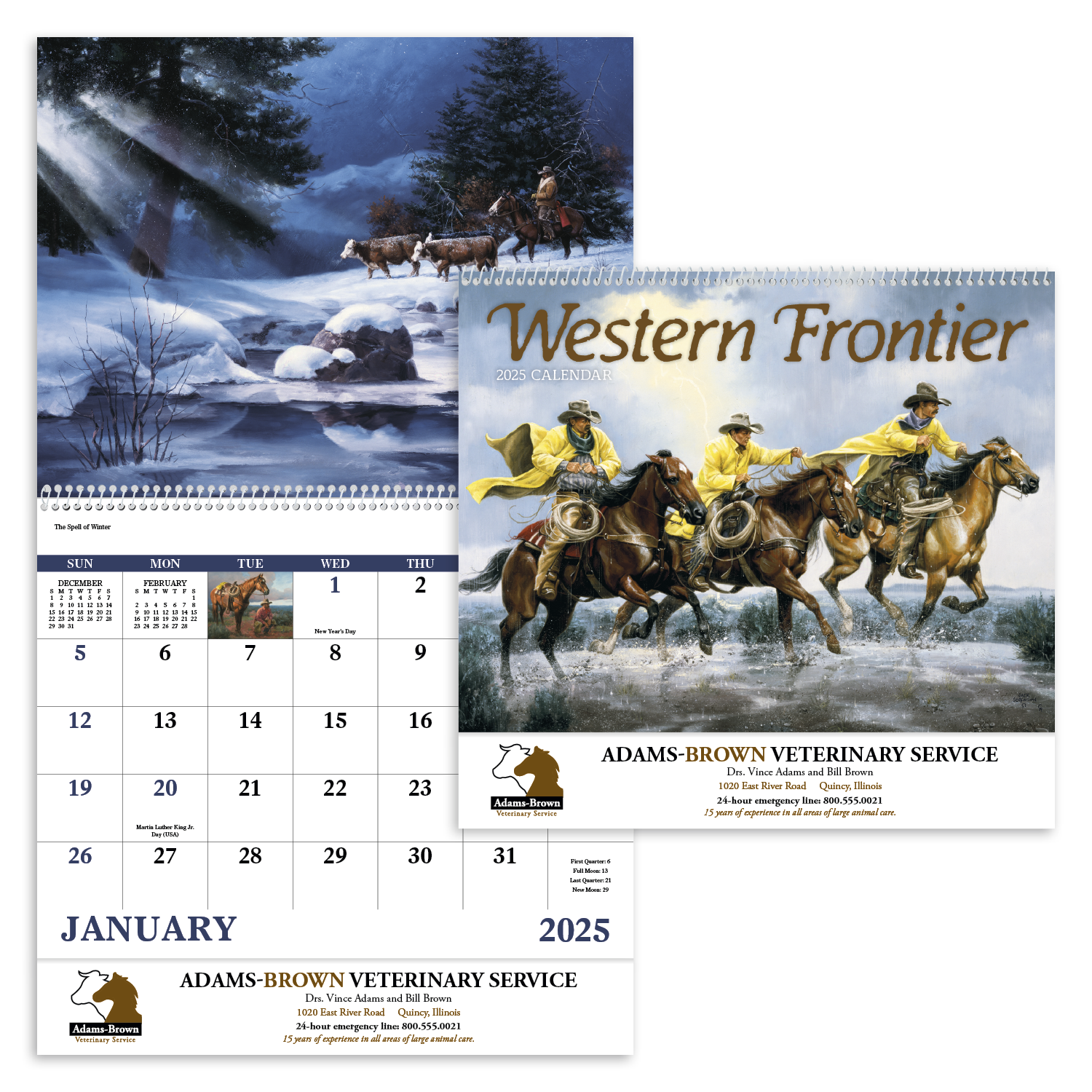 Good Value™ Western Frontier - Spiral Calendar 1