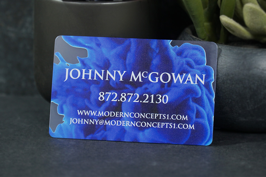 Quick Clear Plastic Business Cards 10