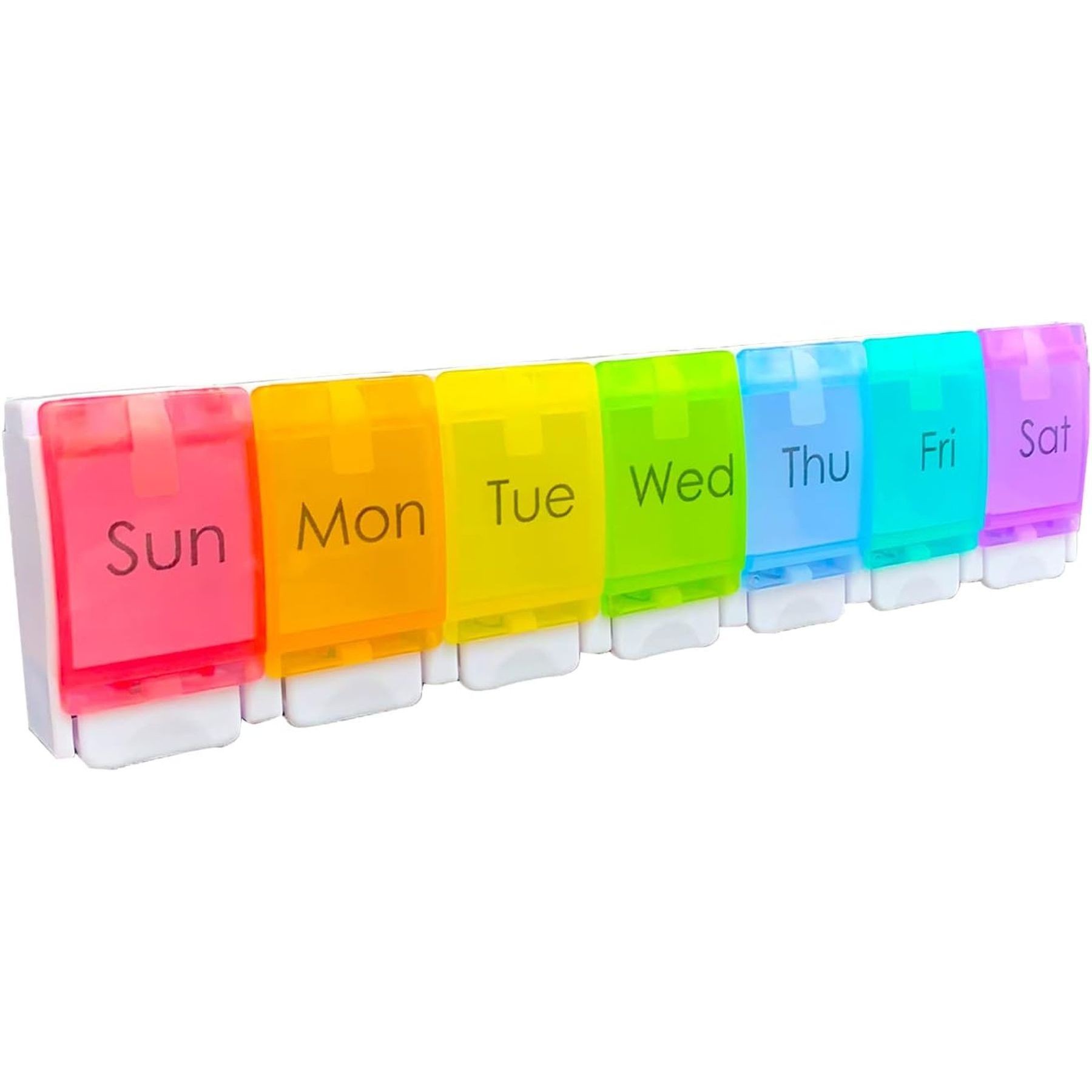 Weekly Pill Organizer Bpa Free Travel 7 Days Pill Box Case 11