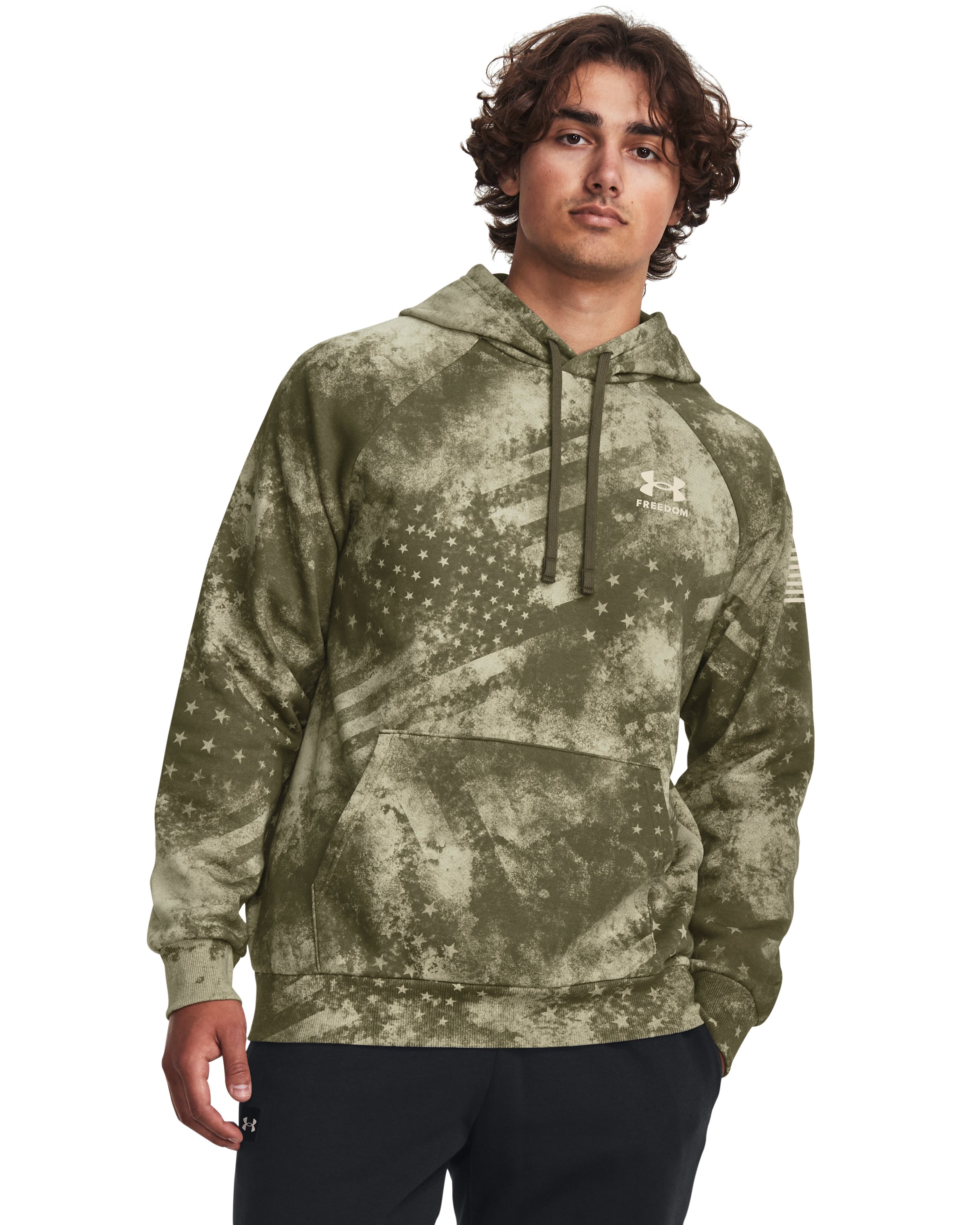 UA Freedom Rival Fleece Amp Men's Hoodie, custom hoodie or sweatshirt with logo imprint 5