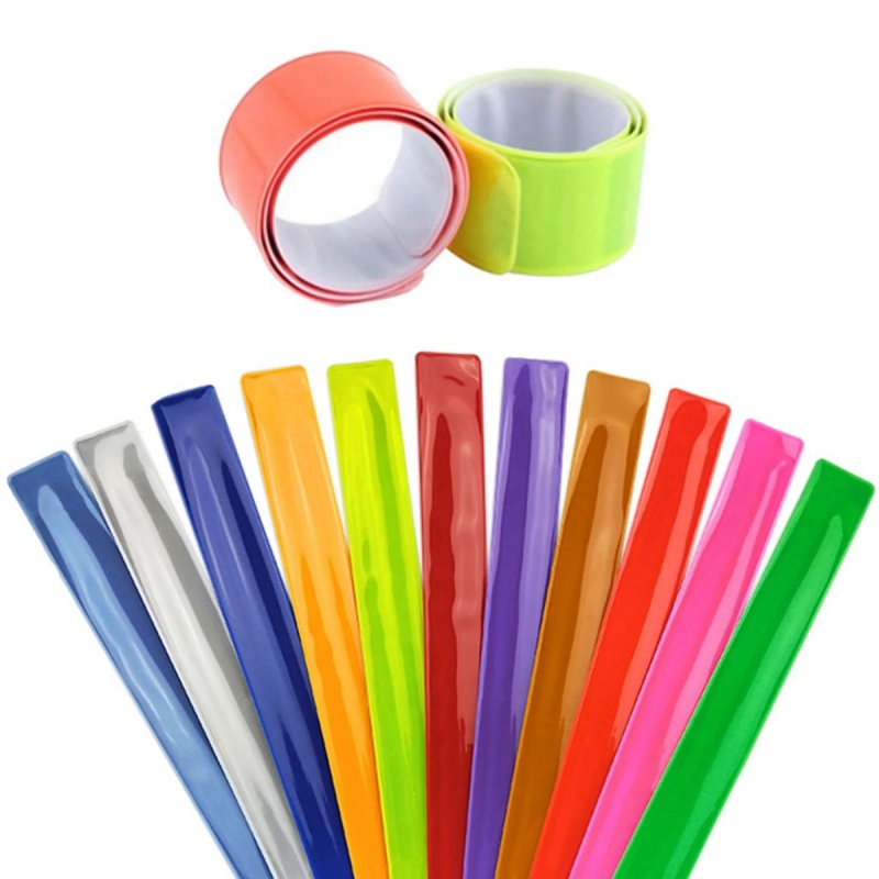 Reflective PVC Slap Bracelets 3