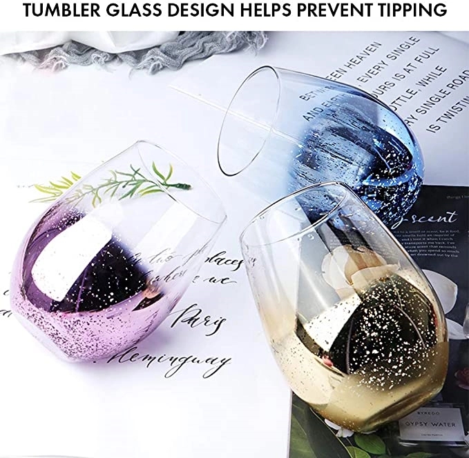 Stemless Wine Glasses 9