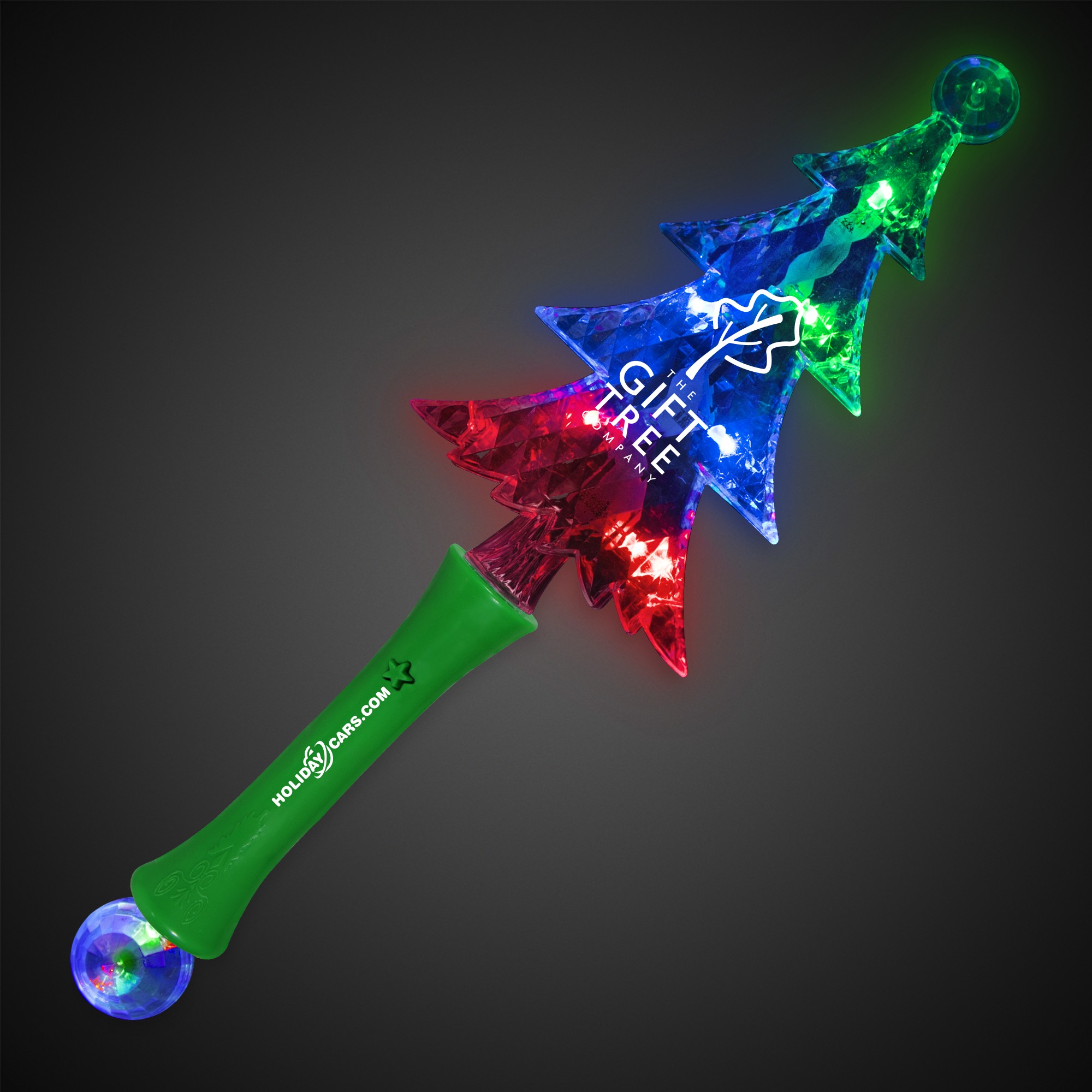 LED Christmas Tree Wand - 13" (Imprinted) 4