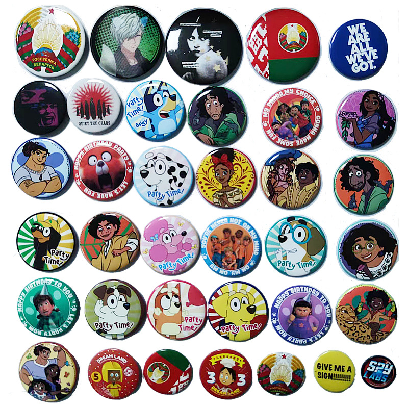 Customizable Full Color Pin Back Button 1