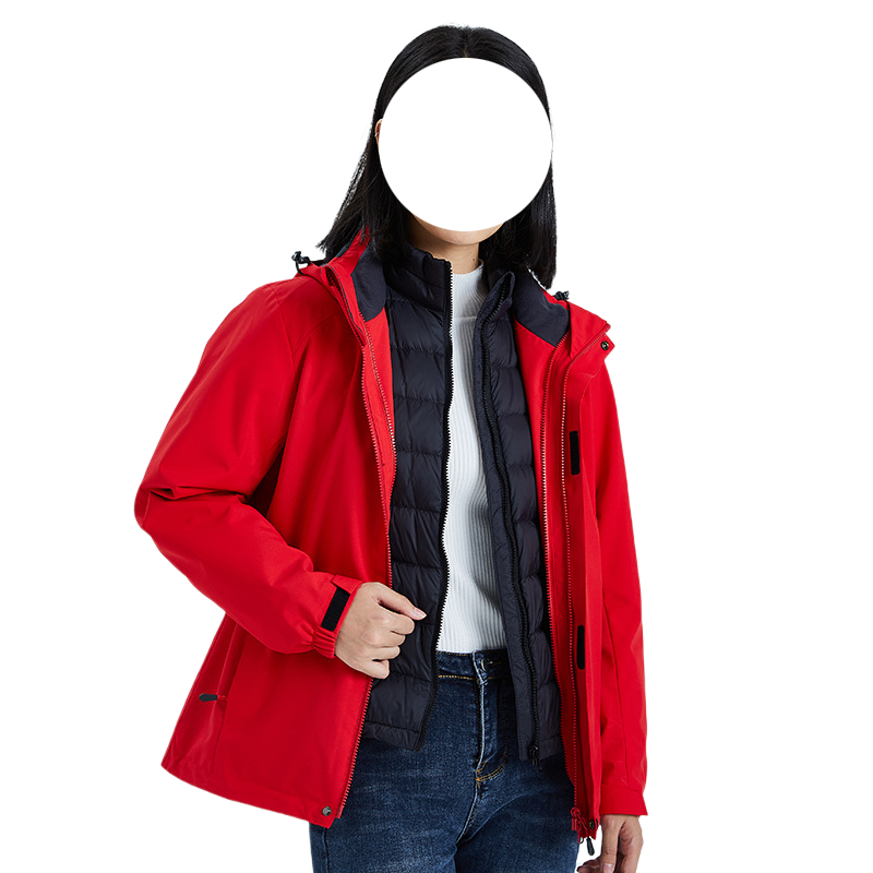 Waterproof Detachable 2-layer Hiking Jacket & Outdoor Coat 5