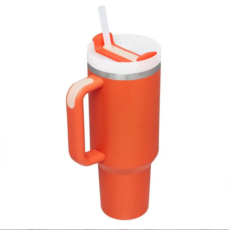 30 OZ Tumbler with Handle and Straw Lid 3