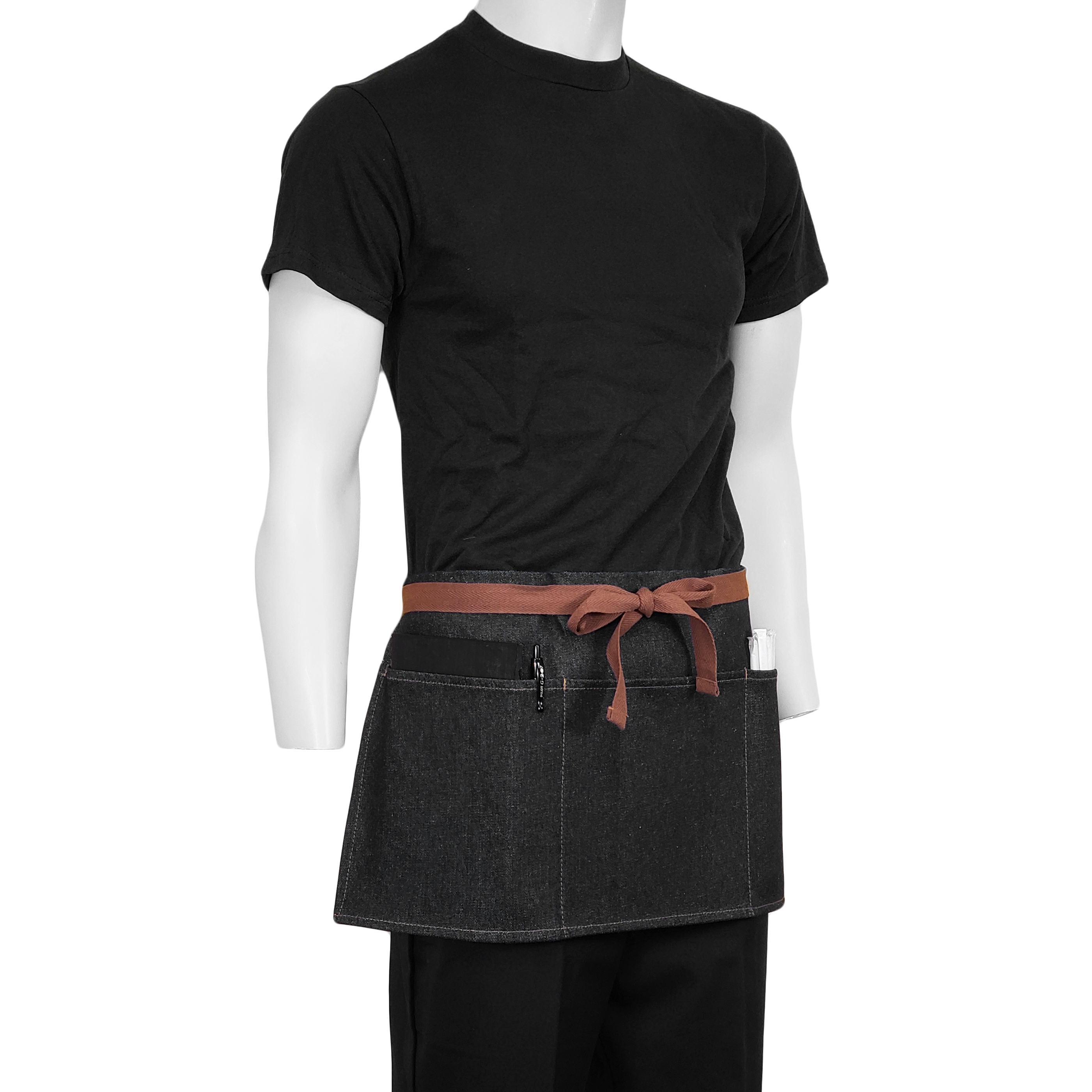 24 in. x 12 in. Denim Waist Apron with Pockets (BLANK) 5