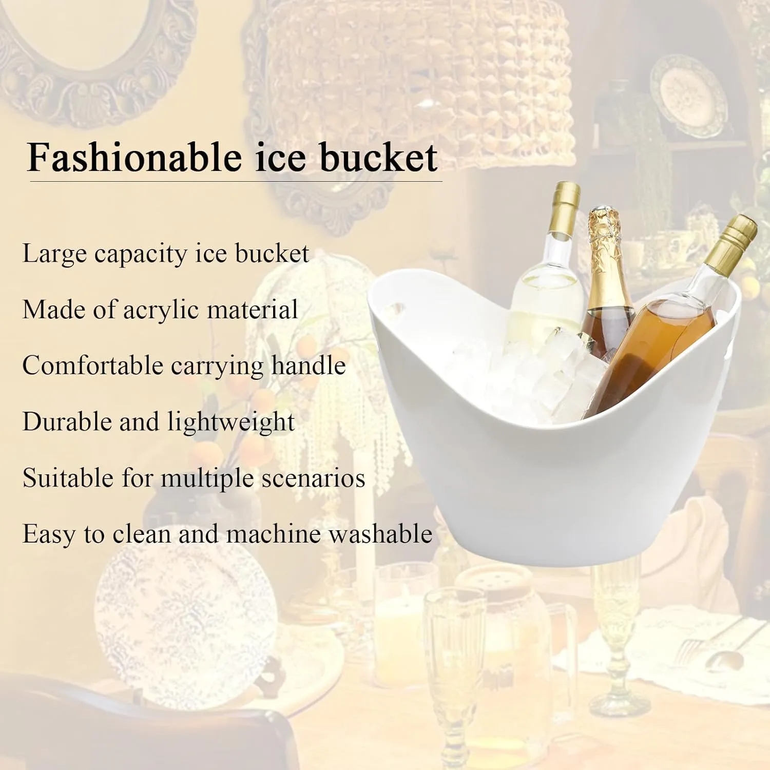 8L Insulated Ice Bucket 8